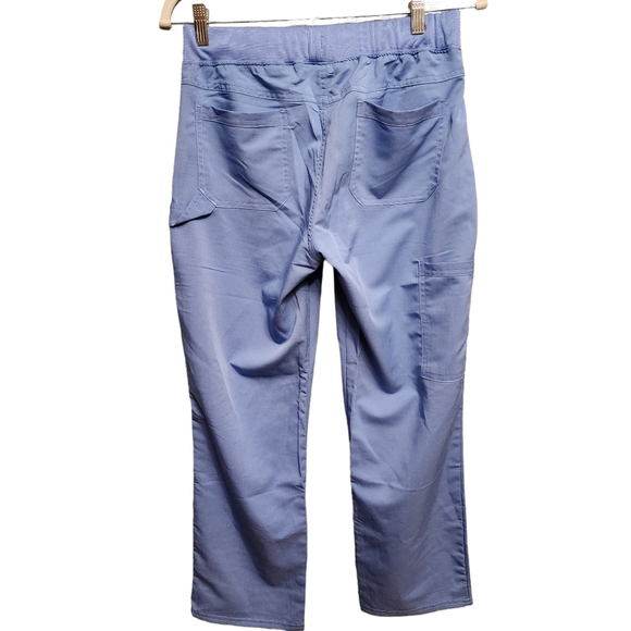 Dickies Womens Balance Petite Periwinkle Scrub Pants - Picture 6 of 14